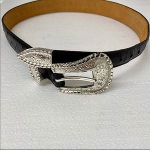 Selena style Tony Lama ostrich leather belt